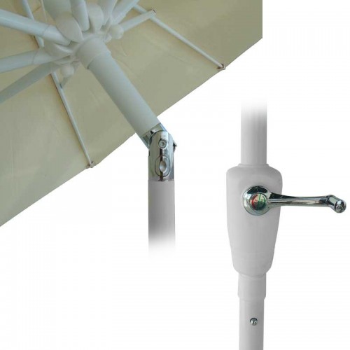 Imagen miniatura Sombrilla De Jardín Laury 13883 2.5 Mts Tela Poliéster 200g Beige