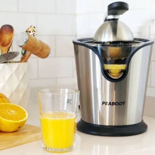 Imagen miniatura Exprimidor De Jugo El&eacute;ctrico Peabody Pe-ec403ix 100w Manija