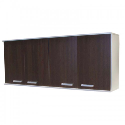 Alacena Platinum 3043 1.6 M 4 Puertas 3 Estantes Regulables Blanco Con