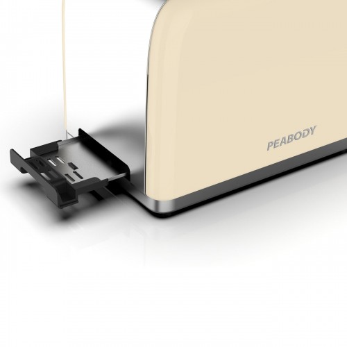 Imagen miniatura Tostadora Eléctrica Peabody Pe-t387 6 Niveles 2 Band Inox Marfil