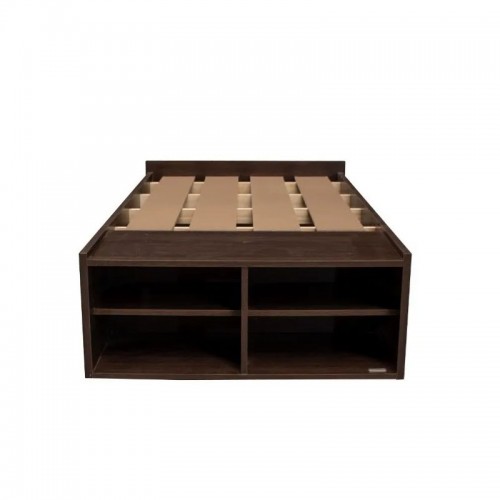 Imagen miniatura Cama 1 Plaza Platinum 952 0.90m Con Espacio De Guardado Tabaco