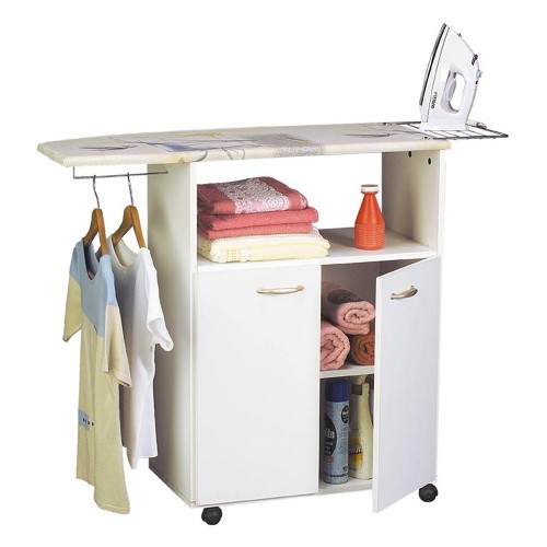 Imagen miniatura Mueble Planchador Platinum 3080 Con Ruedas Y 2 Puertas