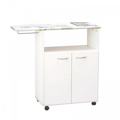 Mueble Planchador Platinum 3080 Con Ruedas Y 2 Puertas