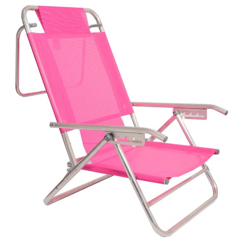 Reposera Playera Descansar 80012 Aluminio Coversol 5 Posic