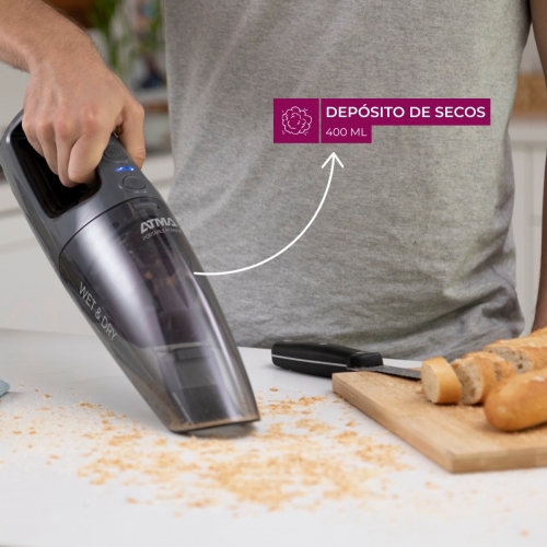 Imagen miniatura Aspiradora De Mano Atma As7912pi 10w Aspira L&iacute;quidos