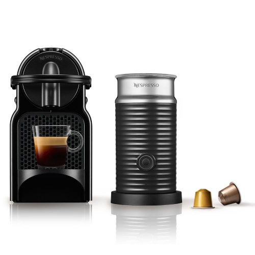 Imagen miniatura Cafetera A Cápsula Nespresso Inissia Black + Aeroccino 3
