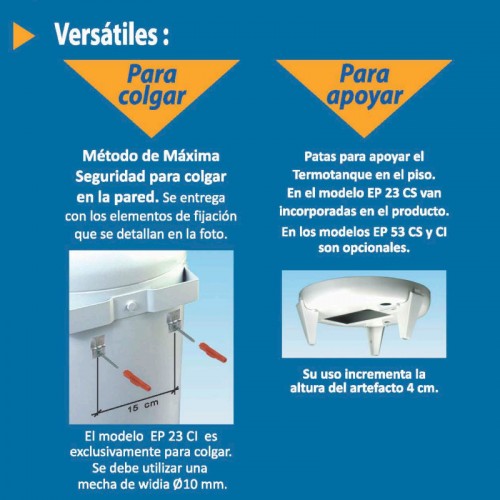Imagen miniatura Termotanque Eléctrico Alta Recuperación Ecotermo 130 L C/sup