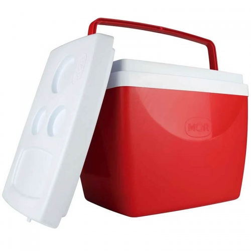 Imagen miniatura Heladera Conservadora Térmica Mor 34 Lts Roja