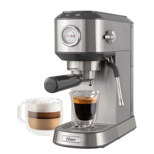Imagen miniatura Cafetera Expreso Oster Bvstem7200 15 Bar Compacta Plata