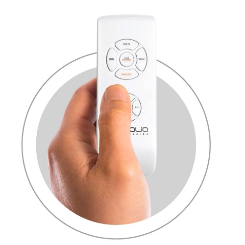 Imagen miniatura Ventilador De Techo Con Luz Protalia Y42 65w Retráctil Blanco