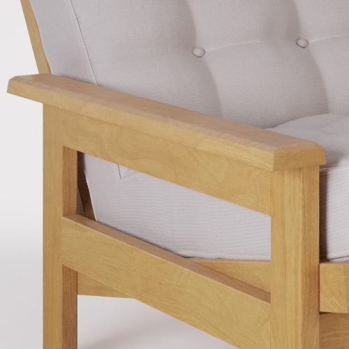 Imagen miniatura Sofá Futon Con Colchón Inmacol 403 3 Cuerpos Miel Alpha Gris