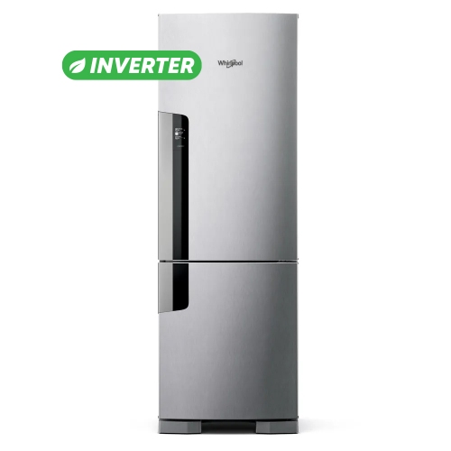Heladera No Frost Whirlpool Wre44bkdim 397 Lts Inverter Inox