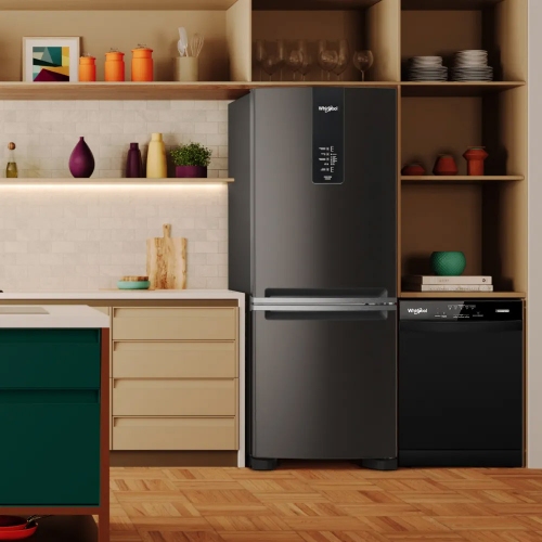 Imagen miniatura Heladera No Frost Whirlpool Wre57ce 449 Lts Inverter Negra