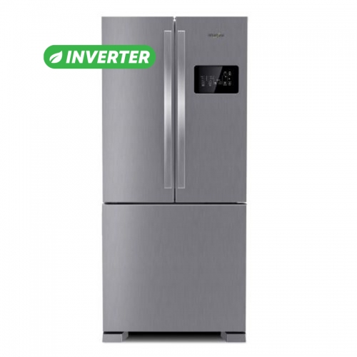 Heladera No Frost Whirlpool Wro85bk Inverter 554l Inox
