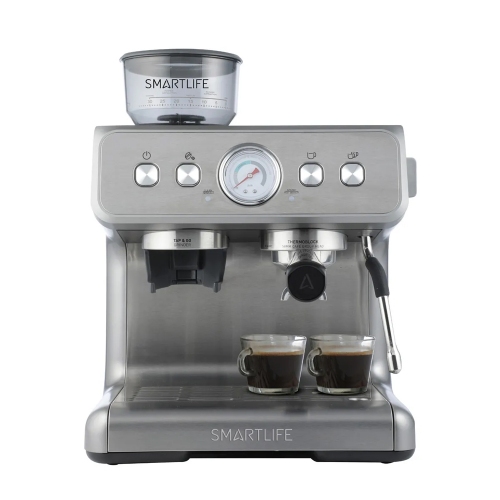 Imagen miniatura Cafetera Expreso Smartlife Ecg5020 15 Bar 2 En 1