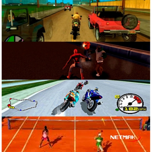 Imagen miniatura Mini Consola Netmak Nm-k10 40.000 Juegos 2 Joystick