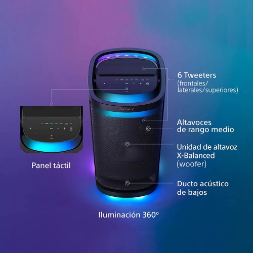 Imagen miniatura Torre De Sonido Sony Srs-xv900/bcar2 220w