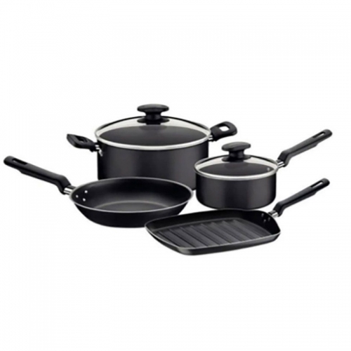 Set Bateria De Cocina Tramontina Loreto 4 Piezas Negro