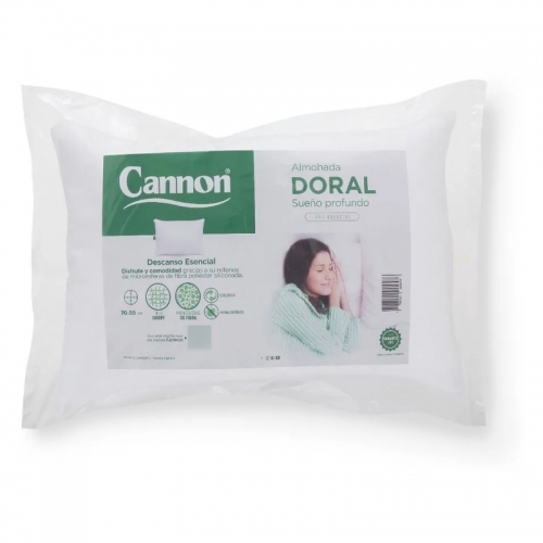 Almohada Cannon Doral 70 X 50 Tela Dobby Hipoalergenica