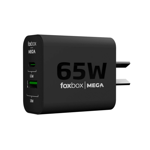 Cargador Tipo C Foxbox 8010 65 W Negro