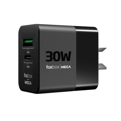 Cargador Tipo C Foxbox 7997 30 W Negro