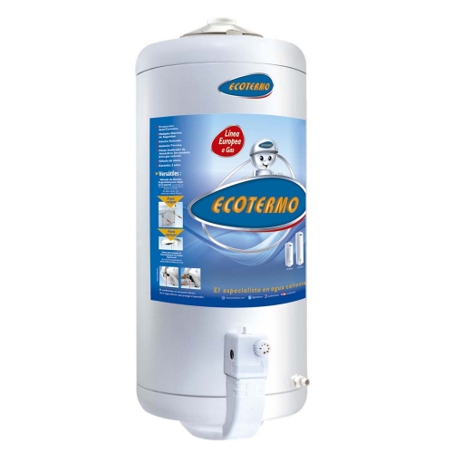 Termotanque A Gas Ecotermo Le 80 Ge Conexion Superior 80 L