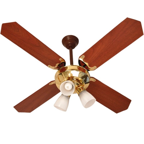 Ventilador De Techo Con Luz Severbon Vta420 Palas Acero