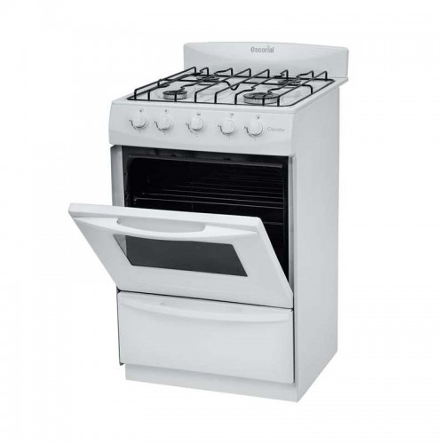 Imagen miniatura Cocina Escorial Candor 4h 50cm Blanca Gas Envasado
