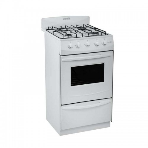 Imagen miniatura Cocina Escorial Candor 4h 50cm Blanca Gas Envasado
