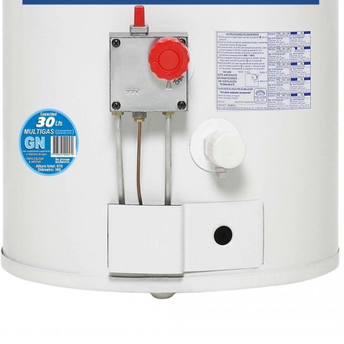 Imagen miniatura Termotanque A Gas Alta Recuperaci&oacute;n Se&ntilde;orial Tsz-30 30 Lts