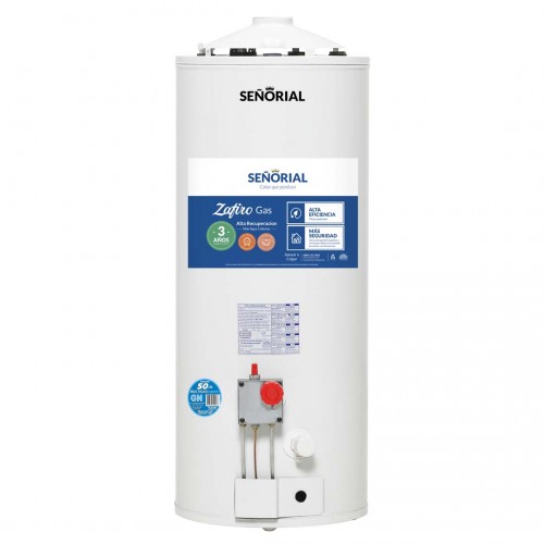 Termotanque A Gas Alta Recuperación Señorial Tsz-50 50 Lts