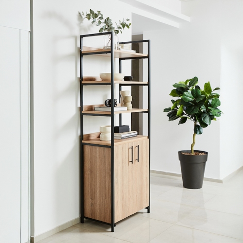 Mueble Organiza Silcar Esldmp19pgr 64x180x39 Olmo Finlandes