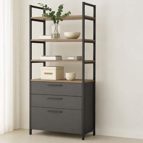Mueble Organiza Silcar Esltm 64x180x39 Grafito