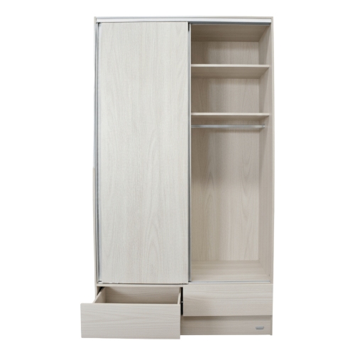 Imagen miniatura Placard Platinum 634-9 Puertas Corredizas Gris Andino