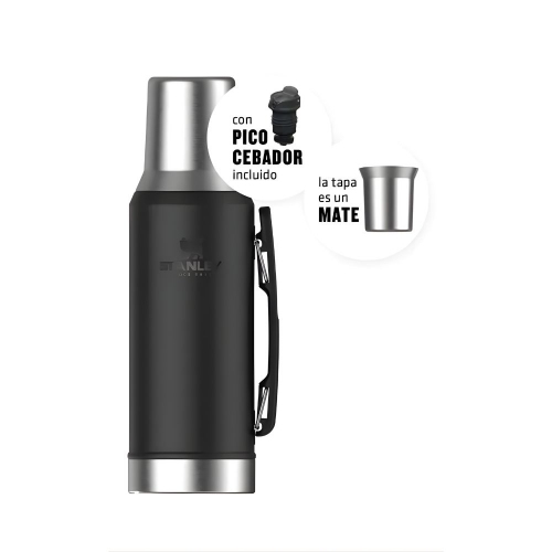 Imagen miniatura Termo Stanley 1&period;2 l Acero Inoxidable Negro