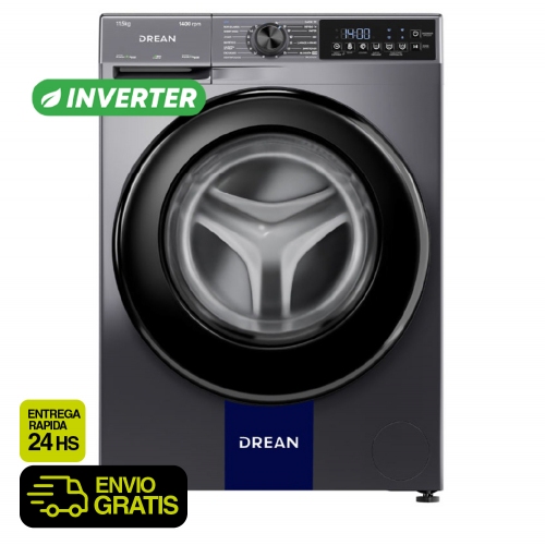 Lavarropas Automático Inverter Drean LFDR1114ISG0 11&comma;5kg