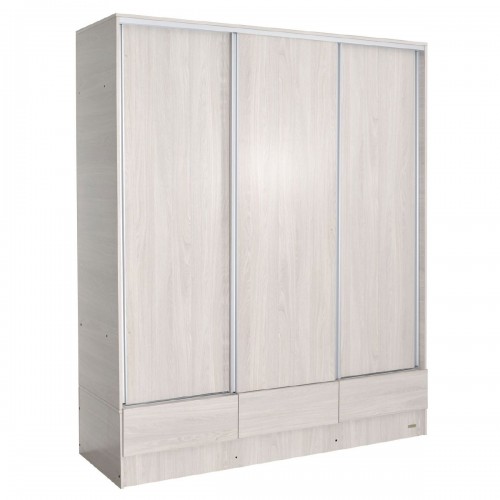Placard Ropero Platinum 635 1&comma;8 Mts Puertas Corredizas Gris Andi