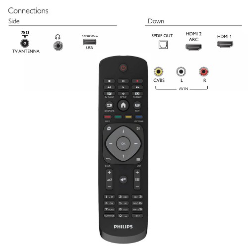 Imagen miniatura Tv Led 24" Philips 24phd5565/77 Hd