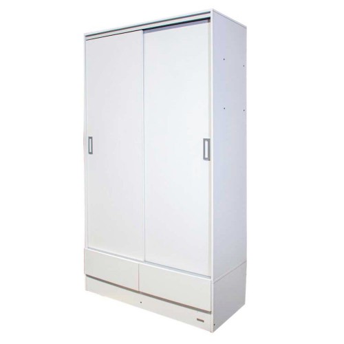 Placard Ropero Platinum 6320 1,2 Mts Puerta Corrediza Blanco