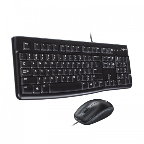 Imagen miniatura Combo Teclado Usb + Mouse óptico Logitech Mk120