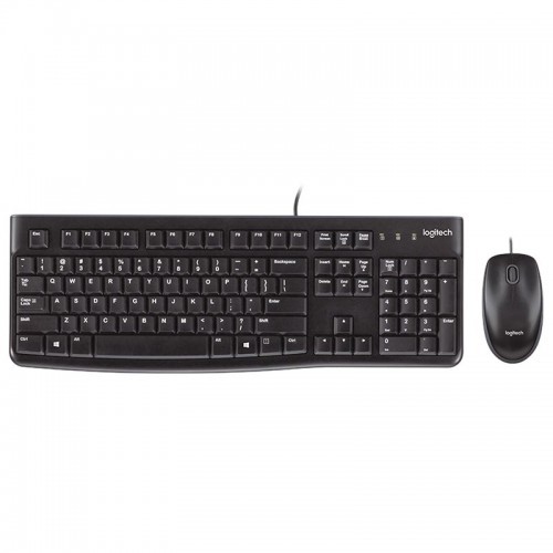 Combo Teclado Usb + Mouse óptico Logitech Mk120
