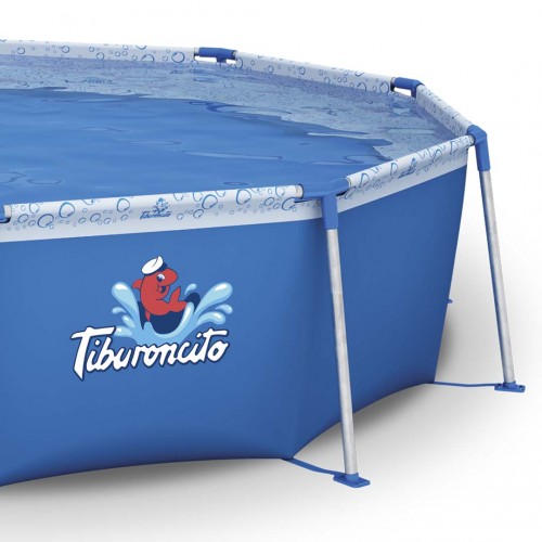 Imagen miniatura Pileta Tiburoncito De Lona Nº 8 3,05 X 0,65 Mts 4500 Lts