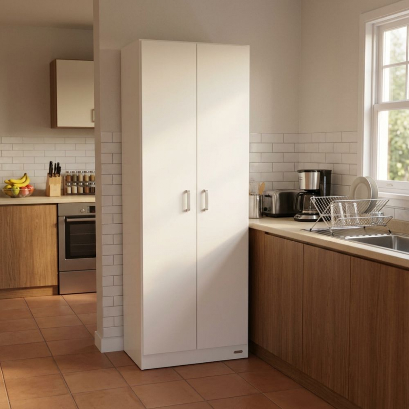 Imagen Despensero Platinum 3092 2 Puertas 5 Estantes Blanco