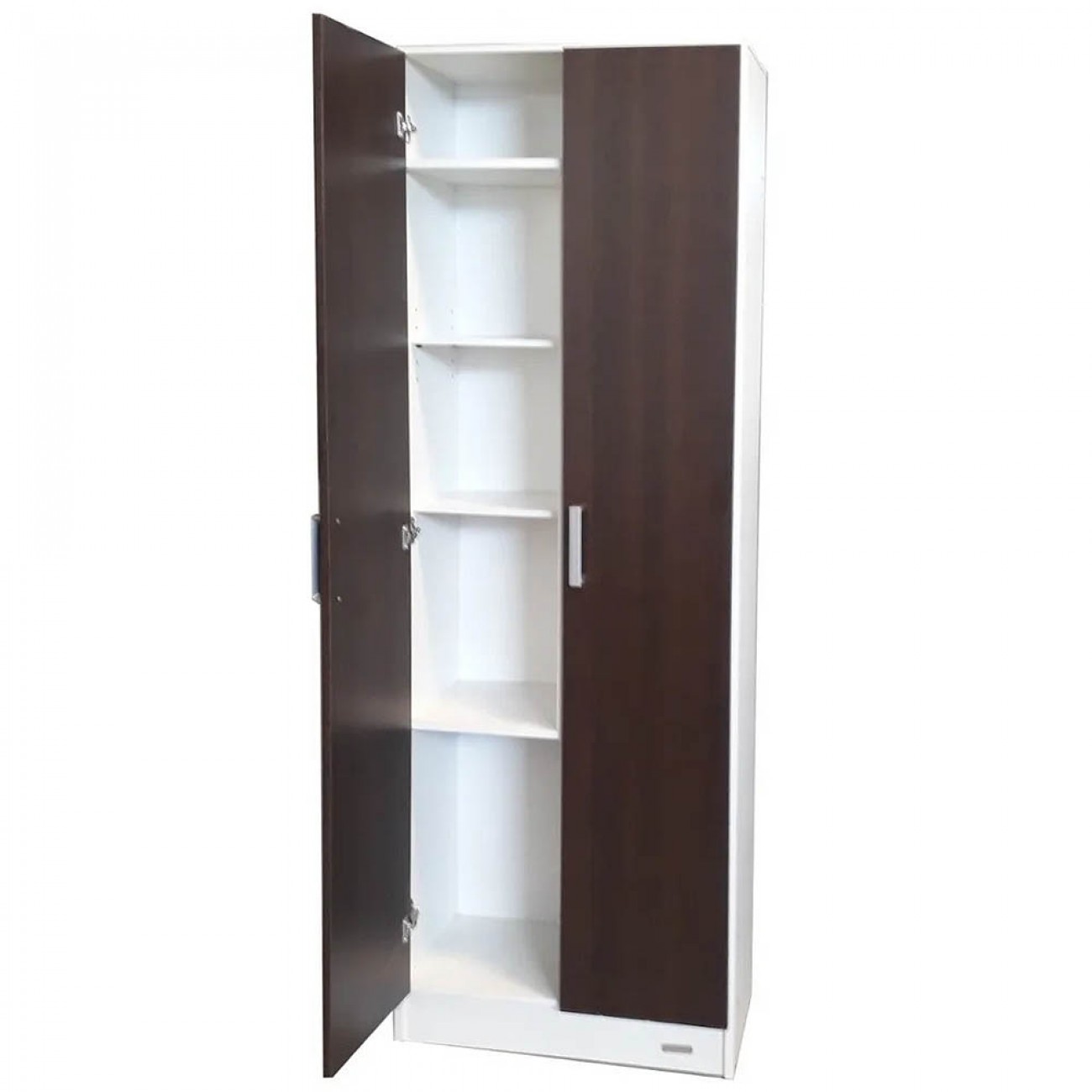 Imagen Escobero Platinum 3093 2 Puertas 4 Estantes 1.83 M Blanco Con Tabaco