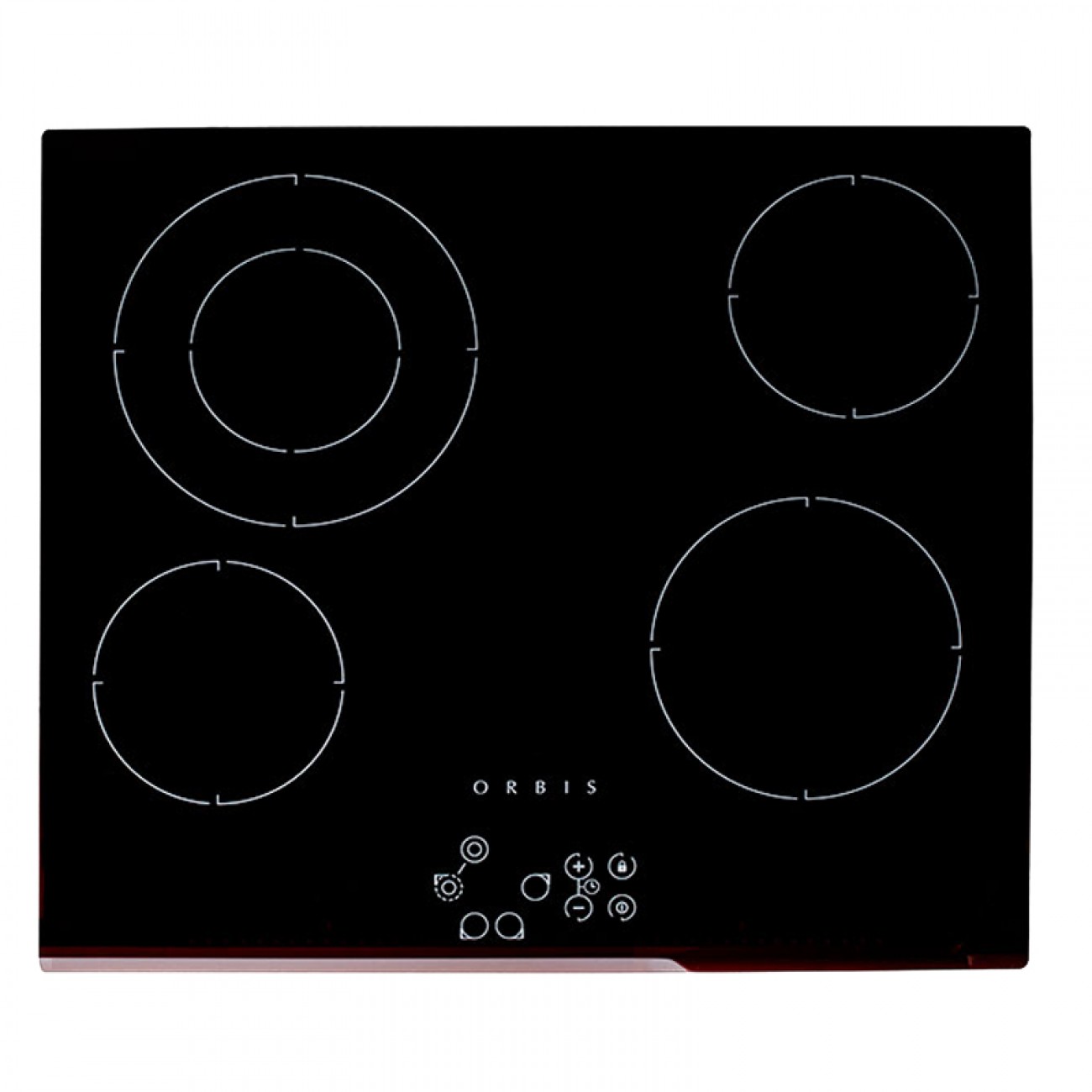 Imagen Anafe Eléctrico Empotrable Orbis Ev4deo Vitrocerámico 4h