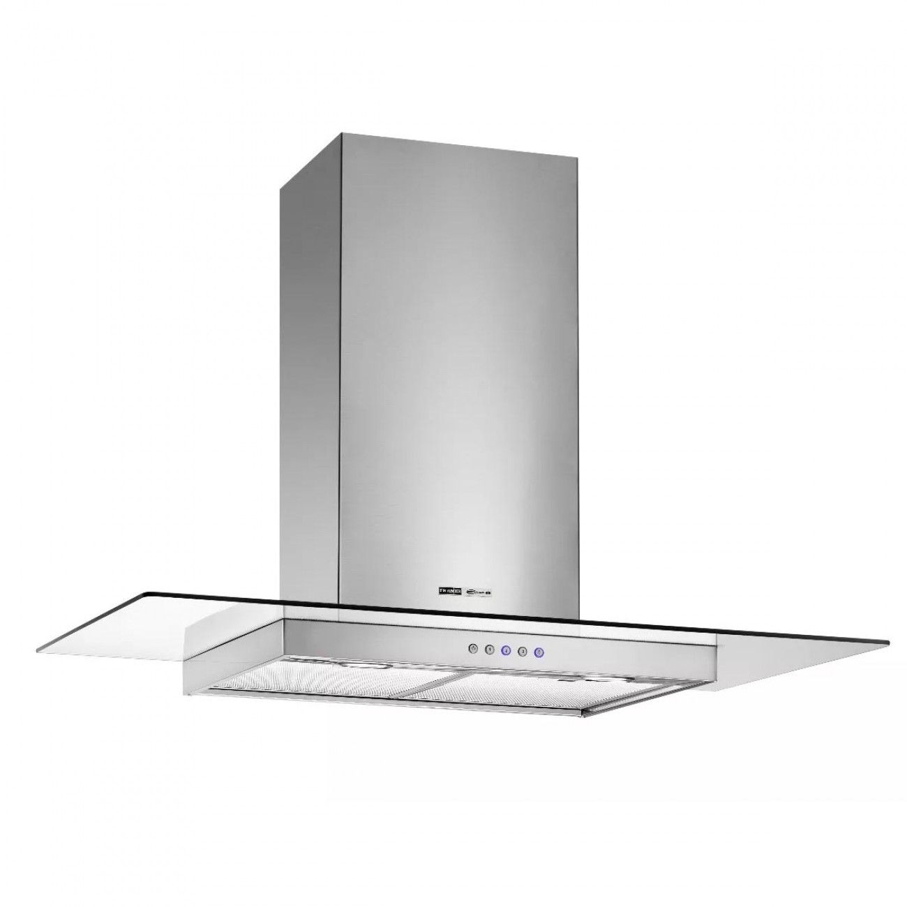 Imagen Campana Purificador Spar Vetro 60 Cm Acero Inox Y Vidrio