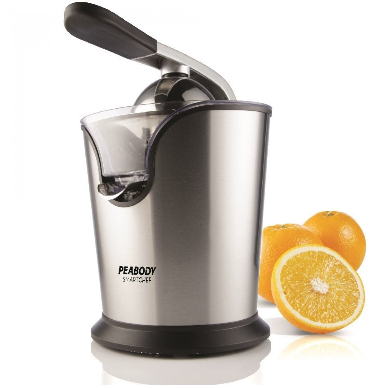 Imagen Exprimidor De Jugo El&eacute;ctrico Peabody Pe-ec403ix 100w Manija