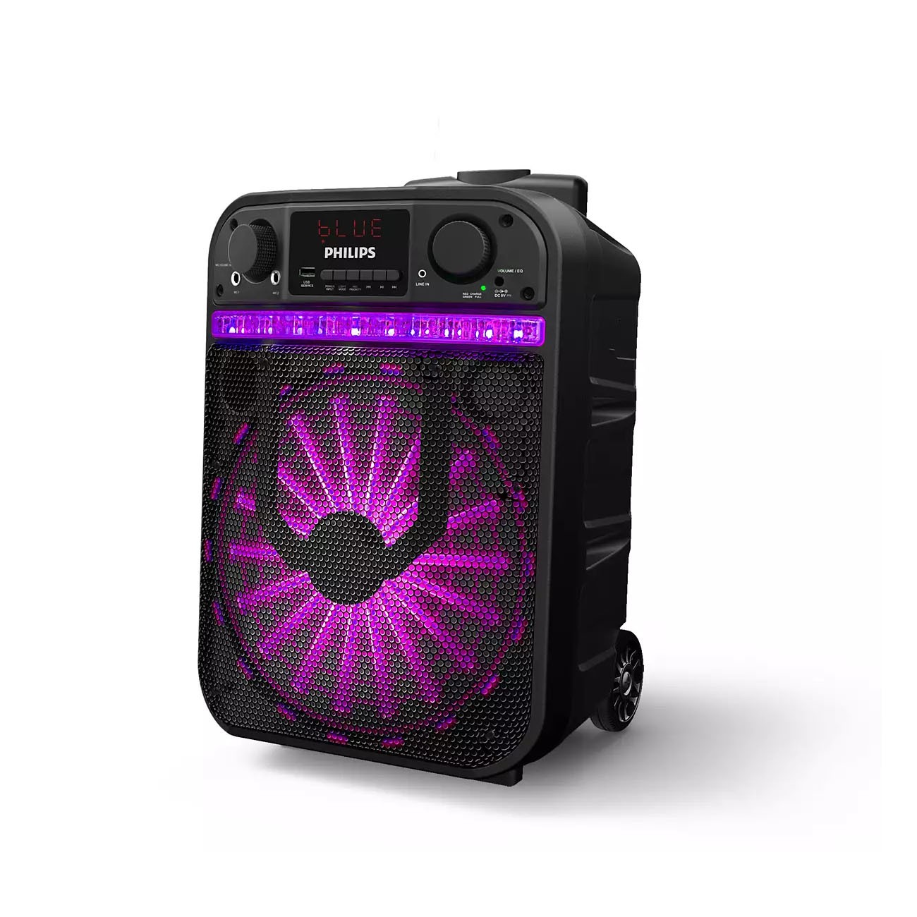 Imagen Parlante Port&aacute;til Philips Tax2206/77 20w Rms Karaoke Luces