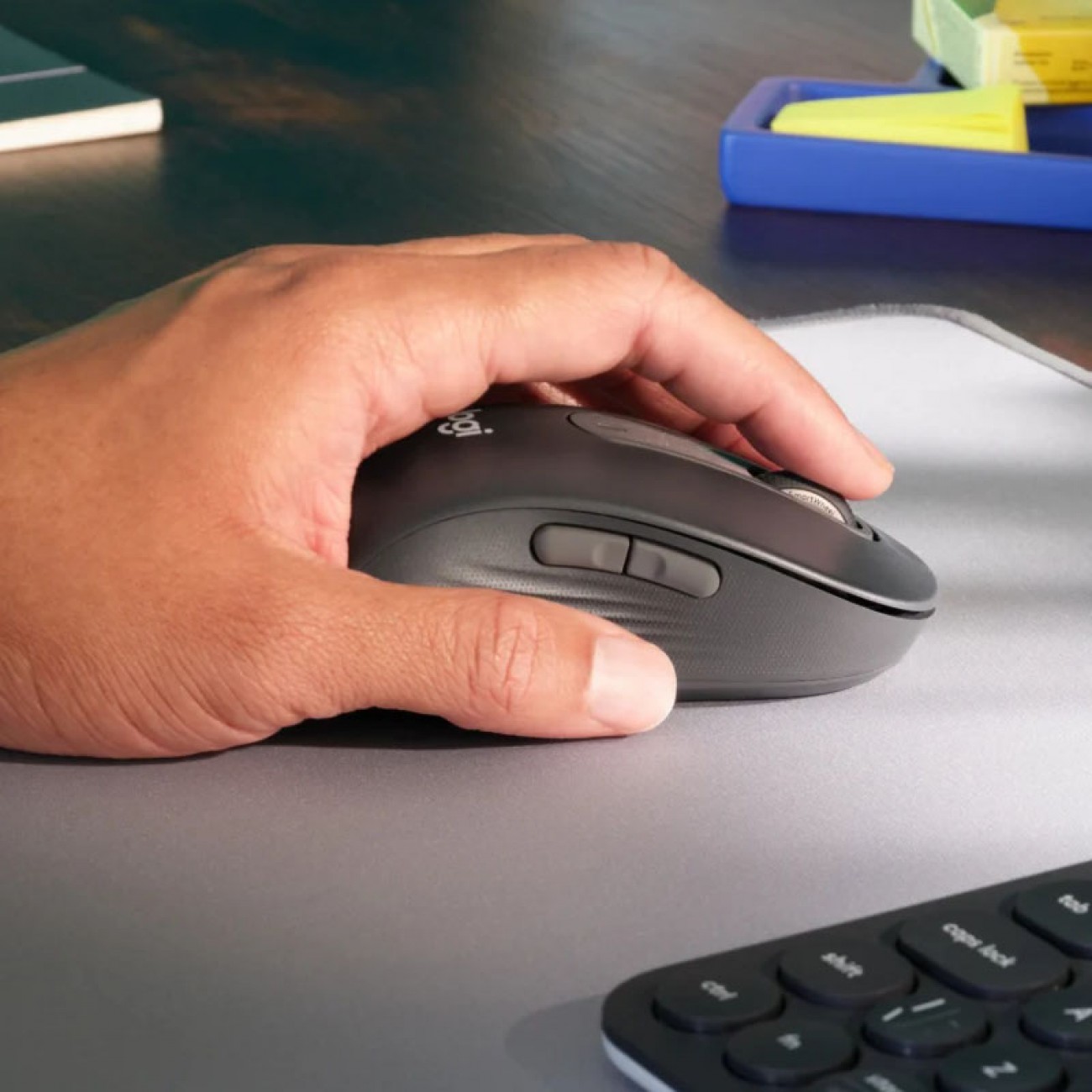 Imagen Mouse óptico Inalámbrico 4000dpi Logitech M650 L Para Zurdo