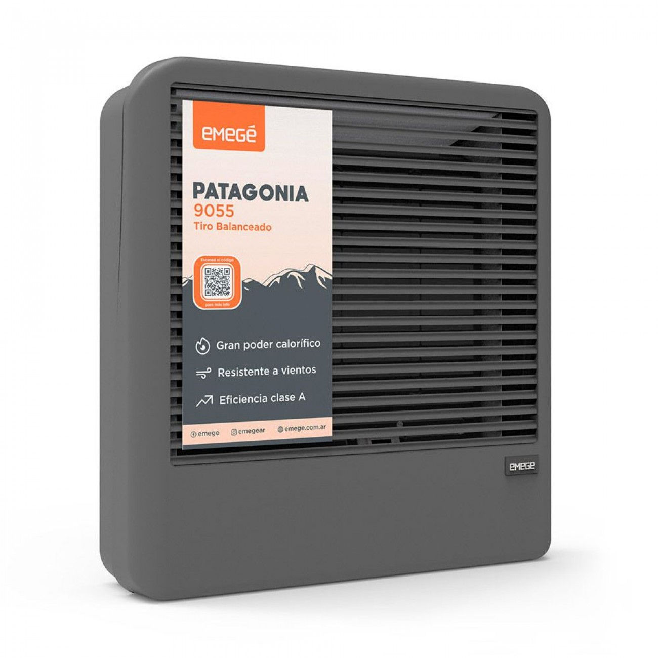 Imagen Calefactor Tiro Balanceado Emege Patagonia 9055 5500 Cal Mg